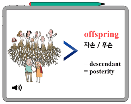 공무원영어 단어 학습방법 - 그림 우월성 효과